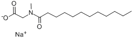 Sodium N-lauroylsarcosinate Chemical Structure